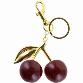 Bow's by Str Cherry Keychain - Red