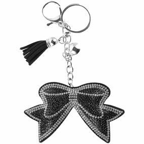 Bow's by Str Uma Keychain - Black