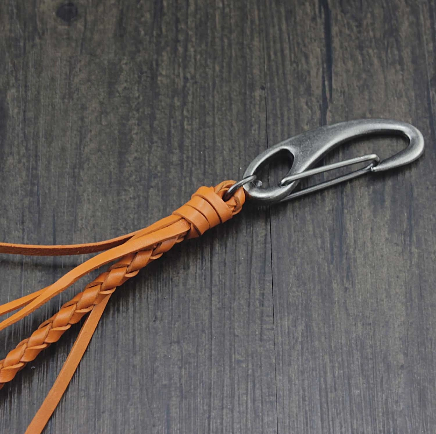 Braided Leather Cool Punk Rock Wallet Chain Biker Trucker Wallet Chain Trucker Wallet Chain for Men