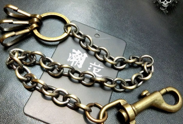 Brass Biker Wallet Chain Cool wallet Chain For Chain Wallet biker Wallet trucker Wallet