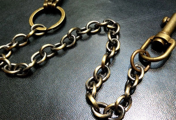 Brass Biker Wallet Chain Cool wallet Chain For Chain Wallet biker Wallet trucker Wallet