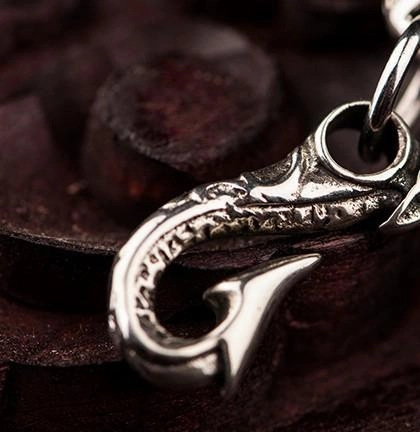 Brass Silver biker trucker Skull wallet Chain for chain wallet biker wallet trucker wallets