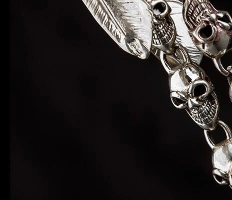 Brass Silver biker trucker Skull wallet Chain for chain wallet biker wallet trucker wallets