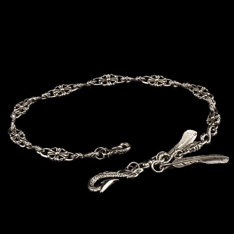 Brass silver biker trucker Tibetan wallet Chain for chain wallets biker wallet trucker wallet