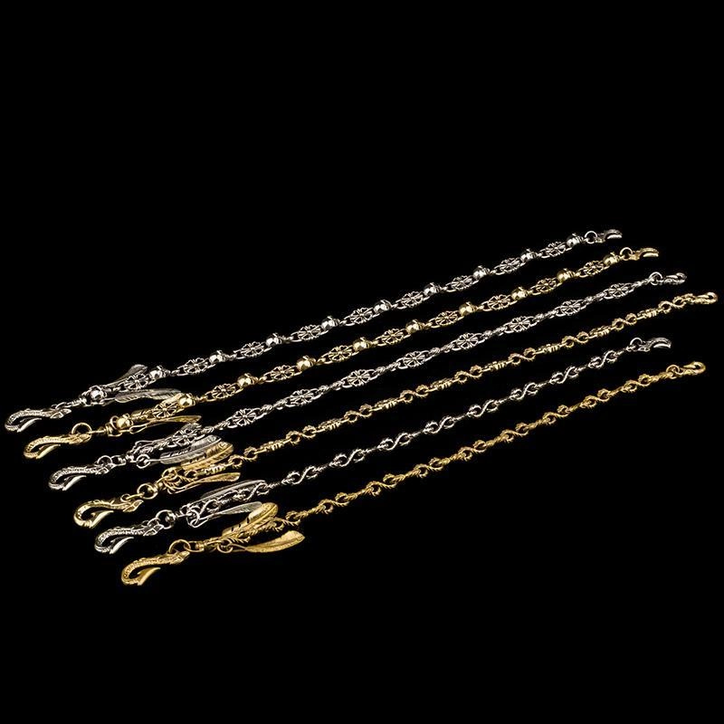 Brass silver biker trucker Tibetan wallet Chain for chain wallets biker wallet trucker wallet