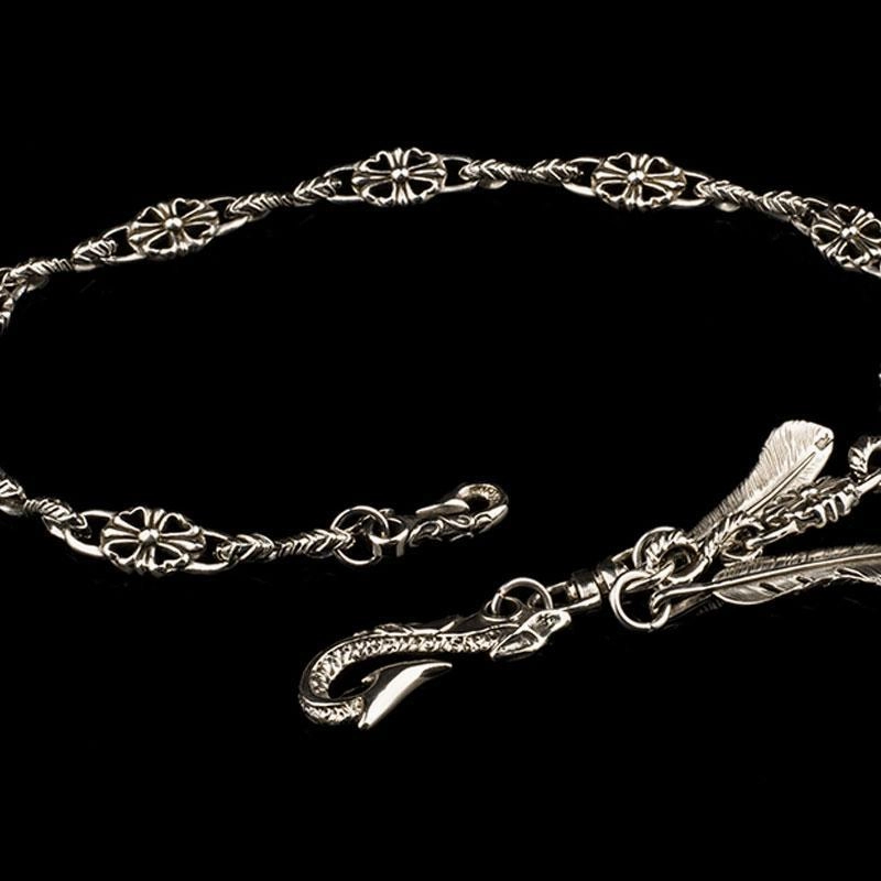 Brass silver biker trucker Tibetan wallet Chain for chain wallets biker wallet trucker wallet