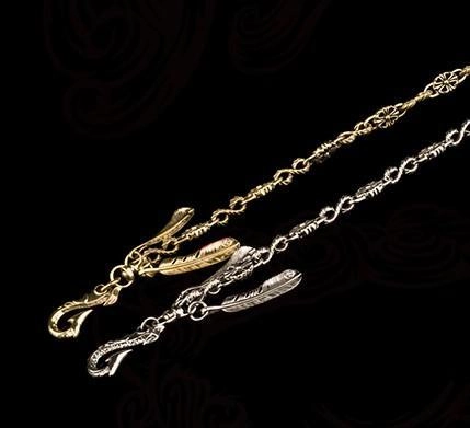 Brass silver biker trucker Tibetan wallet Chain for chain wallets biker wallet trucker wallet