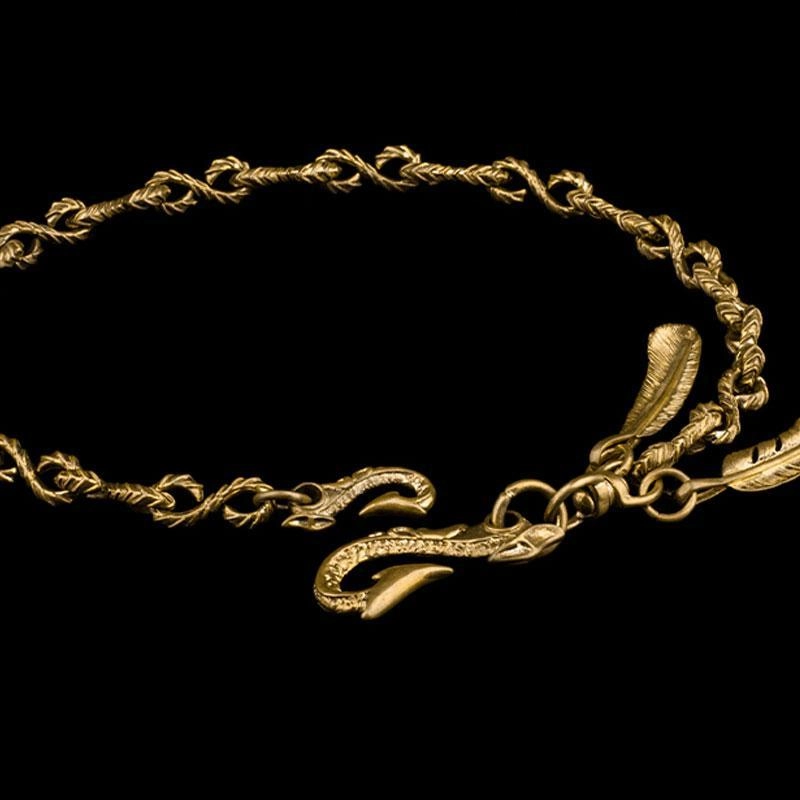 Brass silver biker trucker Tibetan wallet Chain for chain wallets biker wallet trucker wallet
