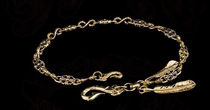 Brass silver biker trucker Tibetan wallet Chain for chain wallets biker wallet trucker wallet