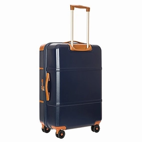 Bric'S Bellagio Collection 27" Spinner Trunk (One Size, Blue/Tobacco)