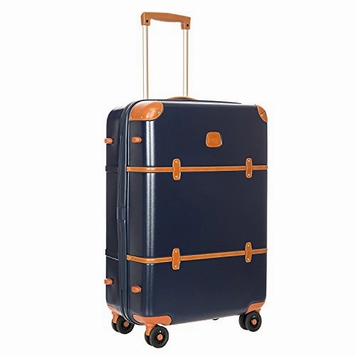 Bric'S Bellagio Collection 27" Spinner Trunk (One Size, Blue/Tobacco)