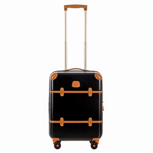 Bric'S Luggage Bellagio Ultra-Light 21 Inch Carry On Spinner Trunk (One Size, Black/Tobacco)