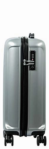 Bric's Riccione International 21-Inch Carry-On Spinner (Brushed Silver)