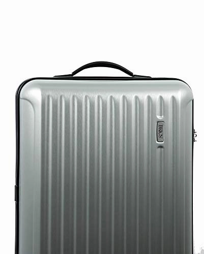 Bric's Riccione International 21-Inch Carry-On Spinner (Brushed Silver)