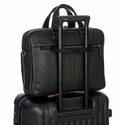 Bric's Torino Leather Laptop|Tablet Business Briefcase, Black One Size