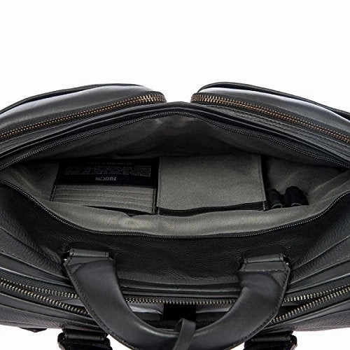 Bric's Torino Leather Laptop|Tablet Business Briefcase, Black One Size