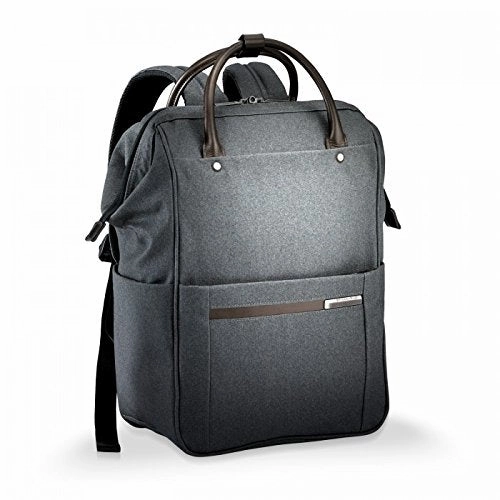 Briggs & Riley Kinzie Street, Framed Wide-Mouth Backpack, Grey