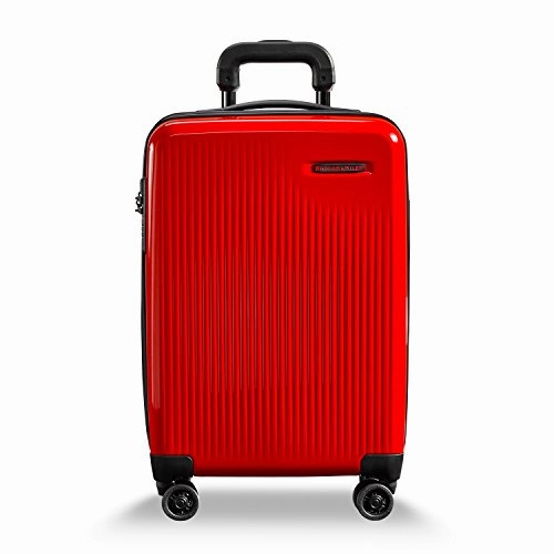 Briggs & Riley Sympatico 3-Pc Set: Intl C/O, Medium Spinner, Portmantos Tracking Device (Fire)