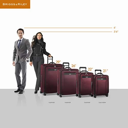 Briggs & Riley Transcend Tall Carry-On Expandable 22" Upright, Rainforest