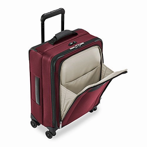 Briggs & Riley Transcend Wide Carry-On Expandable Spinner, Merlot