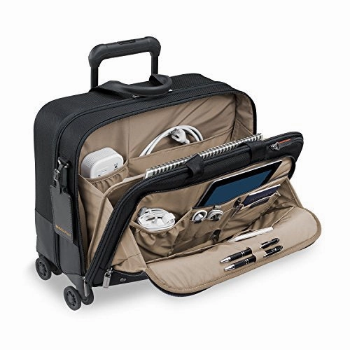 Briggs & Riley @Work Large Spinner Briefcase, Black