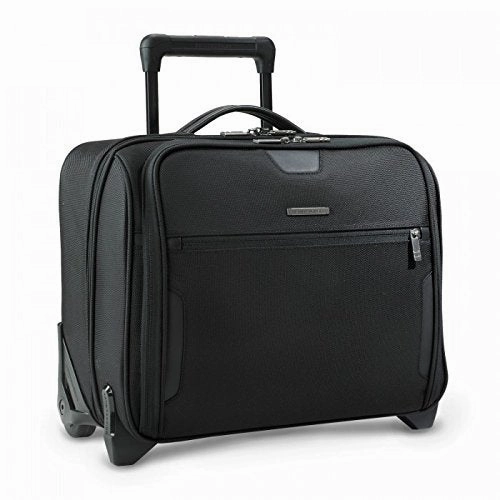 Briggs & Riley @Work Luggage Slim Rolling Brief, Black, One Size