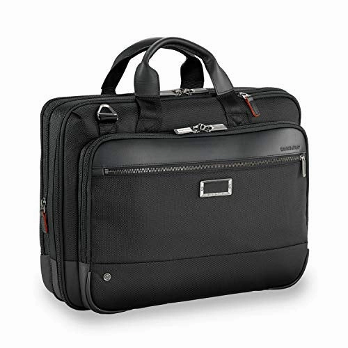Briggs & Riley @Work Medium Expandable Briefcase, Black