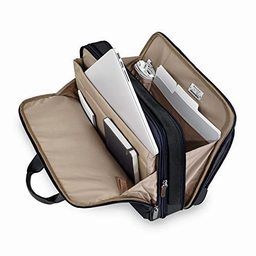 Briggs & Riley @Work Medium Expandable Briefcase, Black