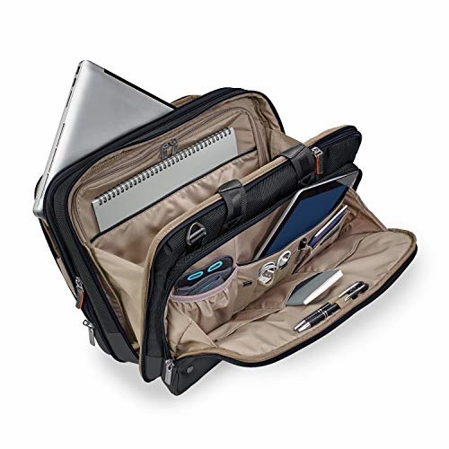Briggs & Riley @Work Medium Expandable Briefcase, Black