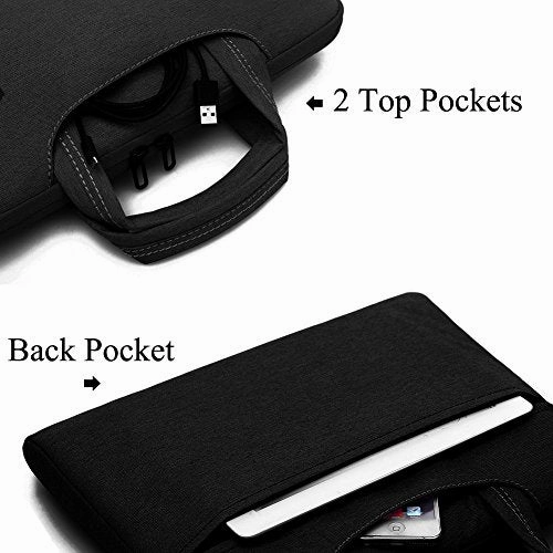 Brinch Unisex 15-15.6 Inch Laptop Messenger Bag with Accessory Bag for Apple, Acer, Asus, Dell,
