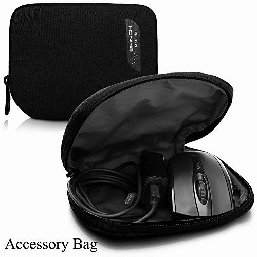 Brinch Unisex 15-15.6 Inch Laptop Messenger Bag with Accessory Bag for Apple, Acer, Asus, Dell,