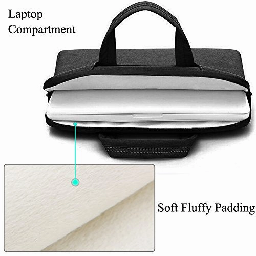 Brinch Unisex 15-15.6 Inch Laptop Messenger Bag with Accessory Bag for Apple, Acer, Asus, Dell,