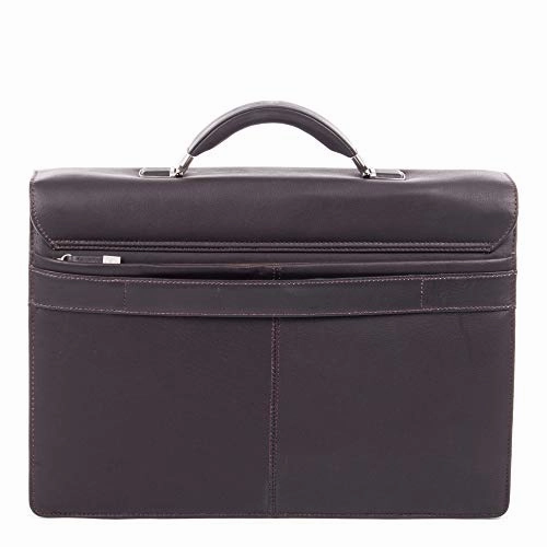 Bugatti Sartoria Medium Top Grain Leather Briefcase, Leather, Brown