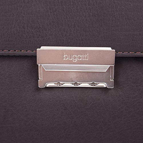 Bugatti Sartoria Medium Top Grain Leather Briefcase, Leather, Brown