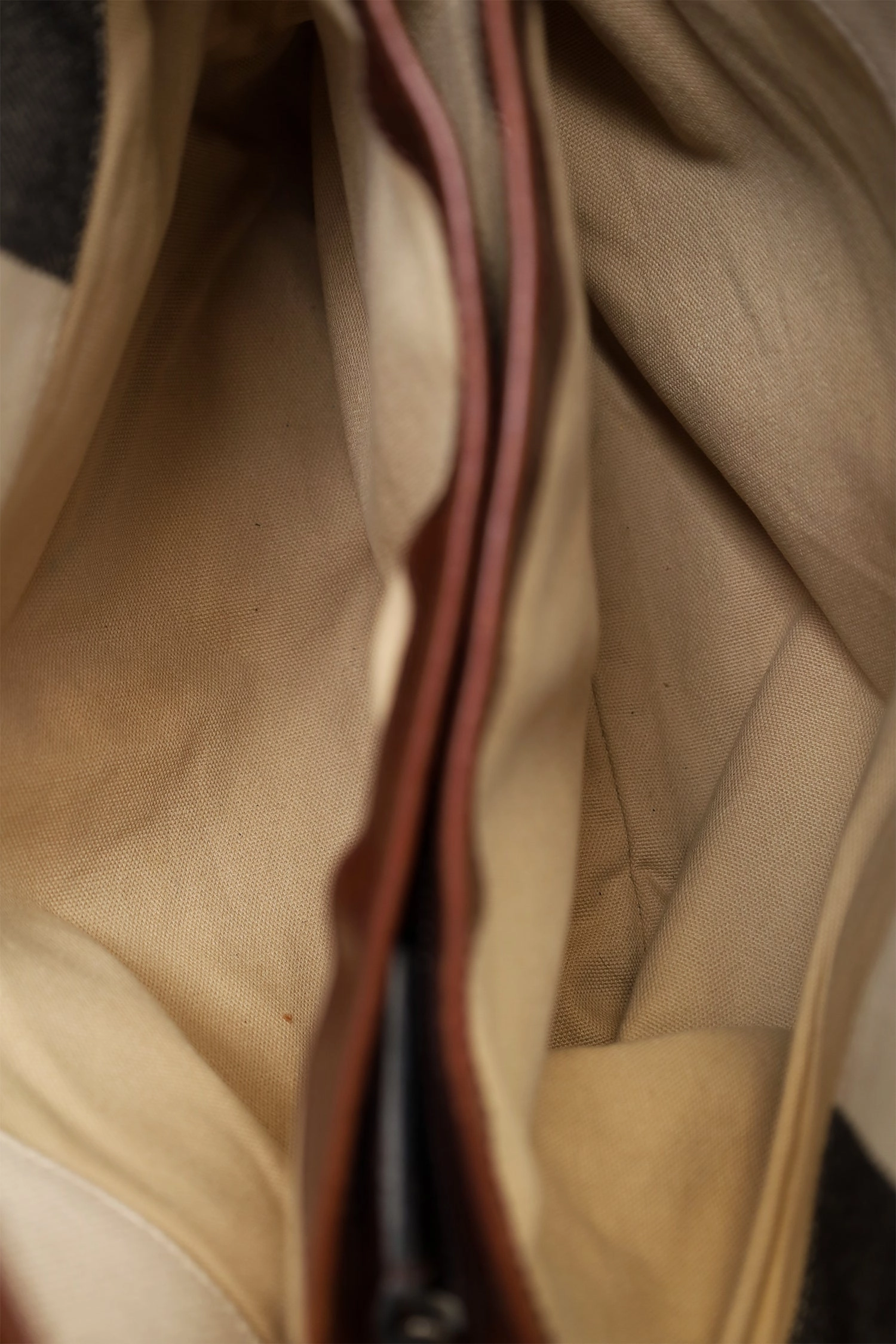 Burberry Brown Check Canvas and Leather Double Pocket Buckle Hobo Bag