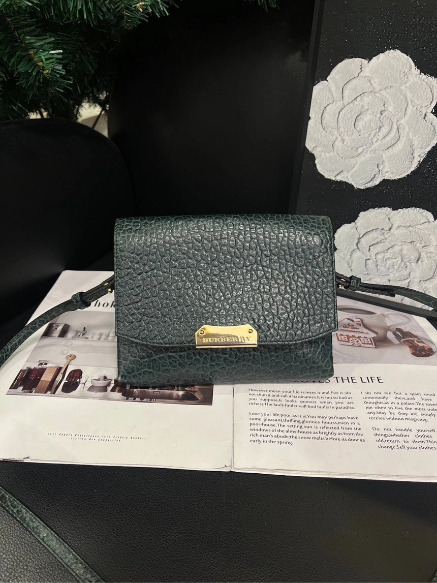 Burberry Dark Green Crossbody Bag