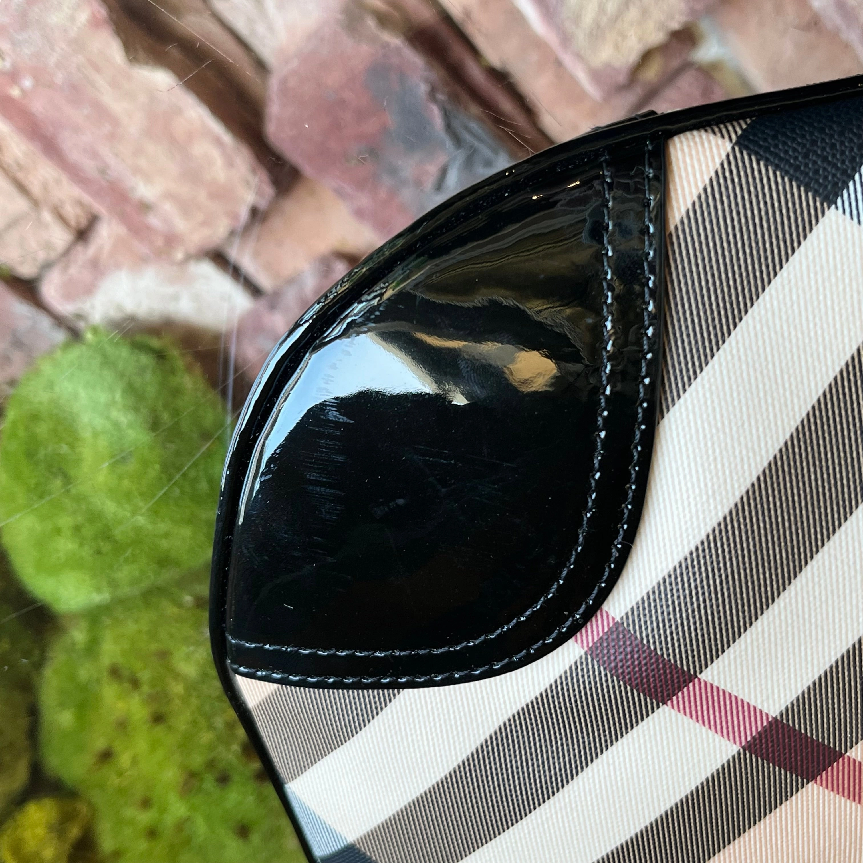 BURBERRY Nova Check Canvas Crossbody Bag