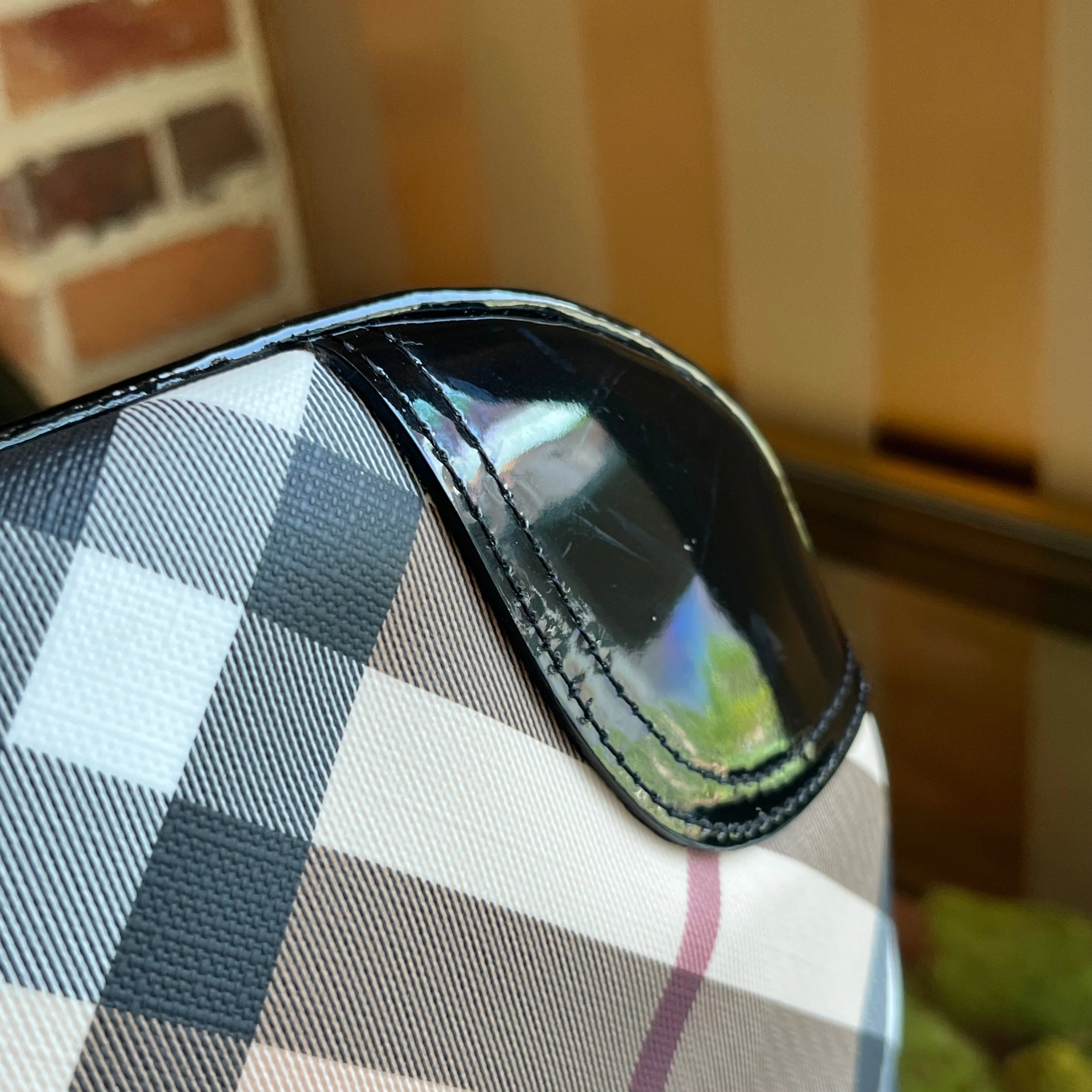 BURBERRY Nova Check Canvas Crossbody Bag