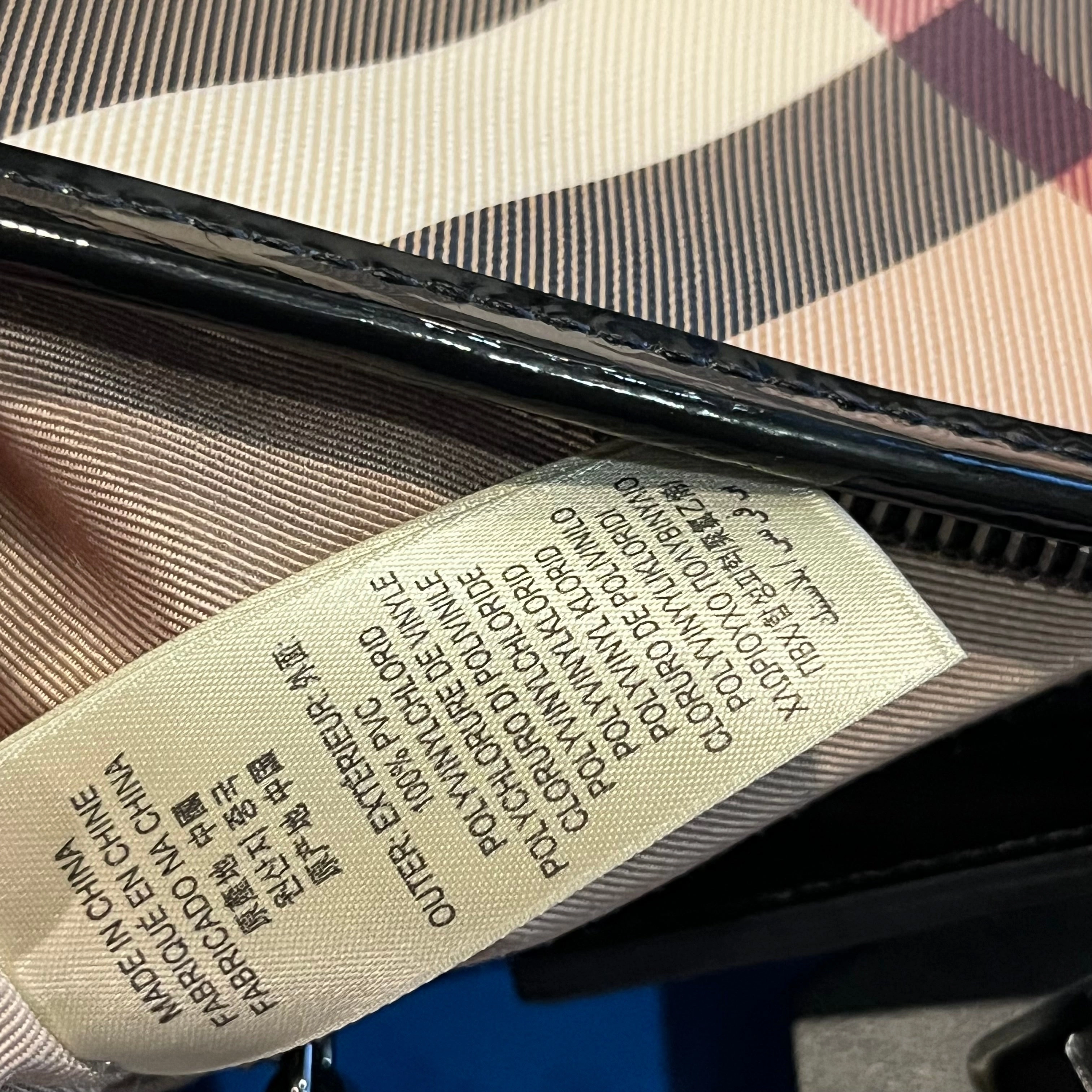 BURBERRY Nova Check Canvas Crossbody Bag