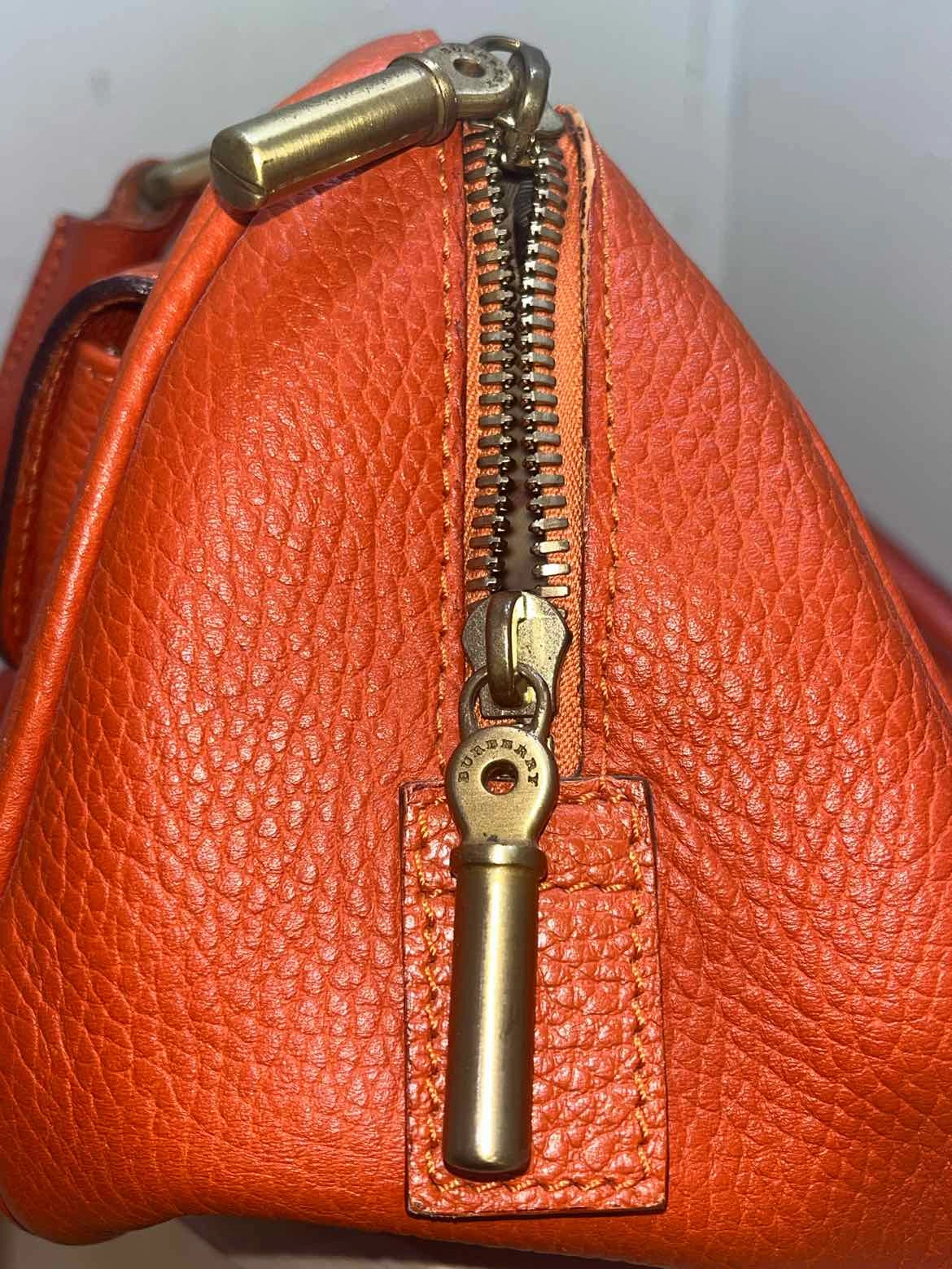 Burberry Orange Handbag