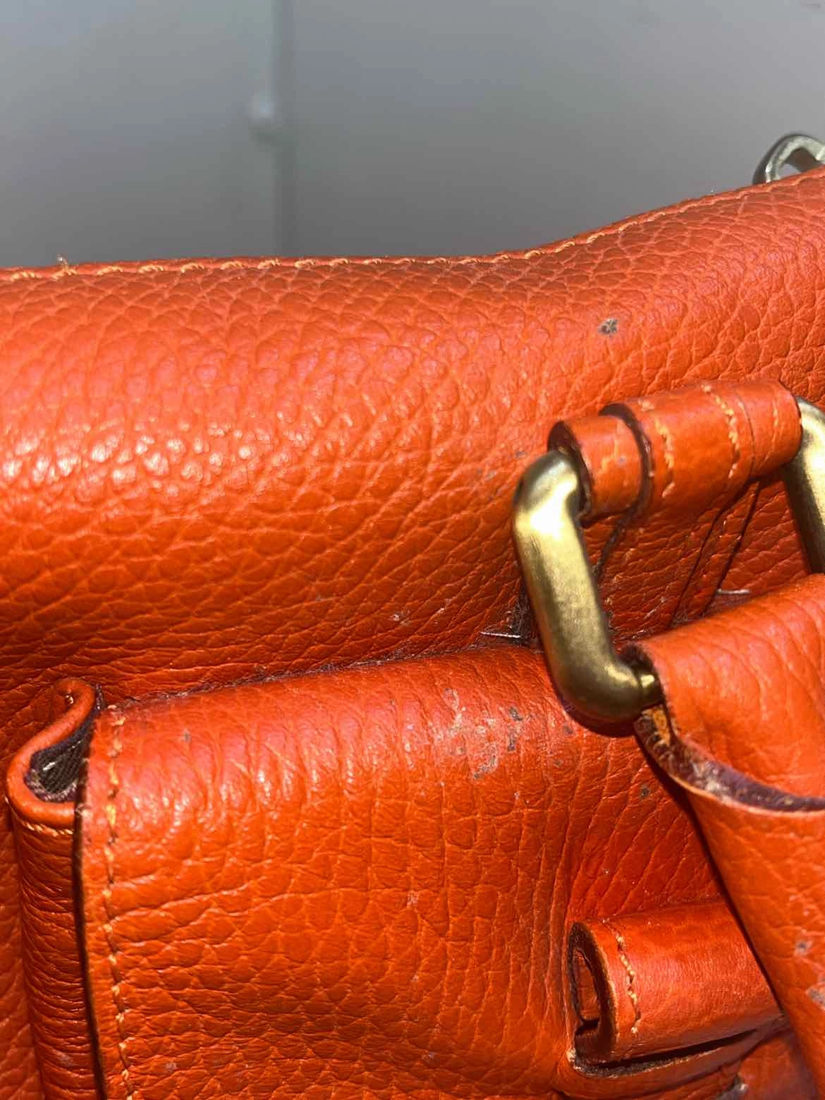 Burberry Orange Handbag