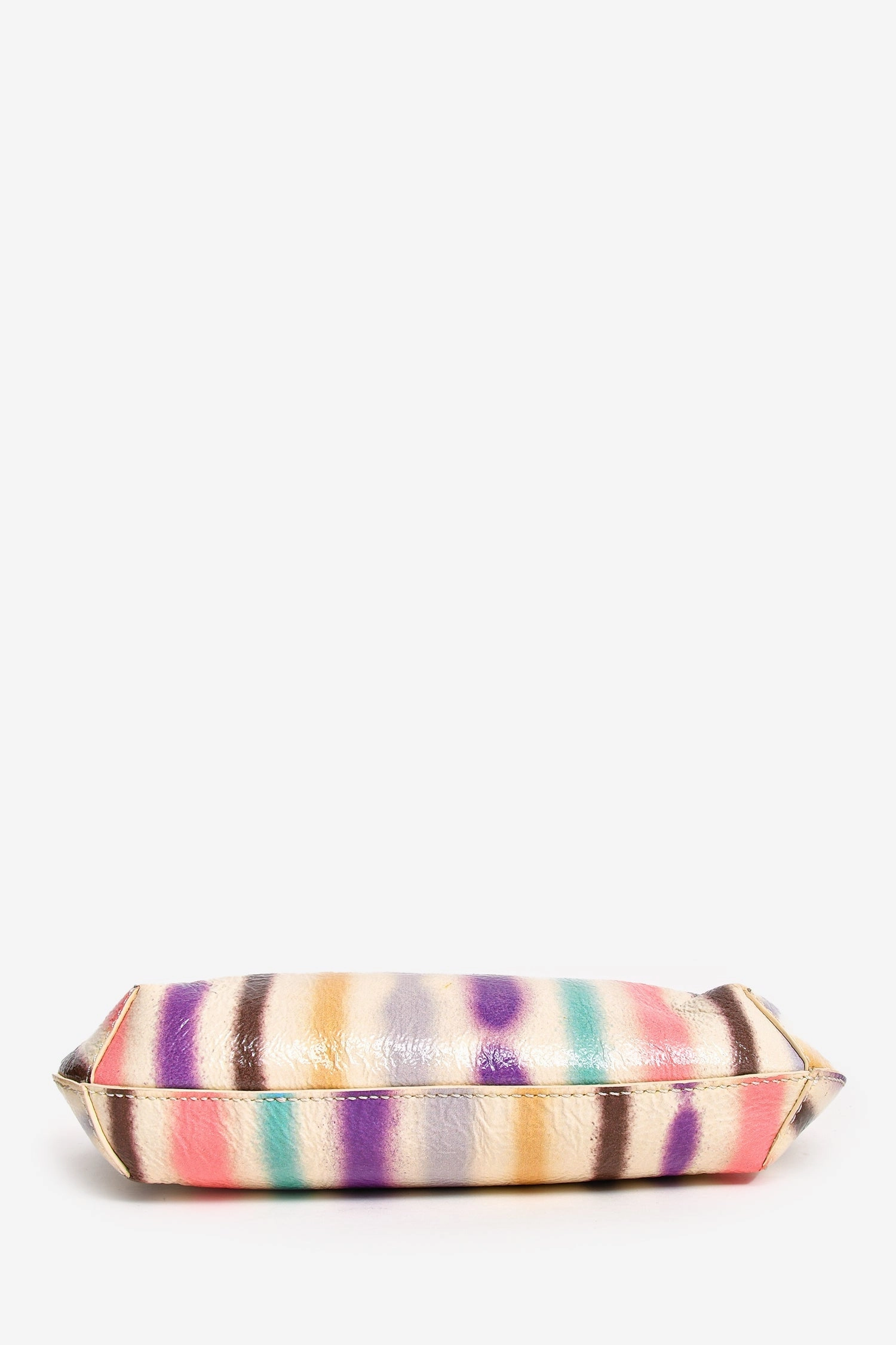 By Far Multicolour Striped Mini Amber Bag