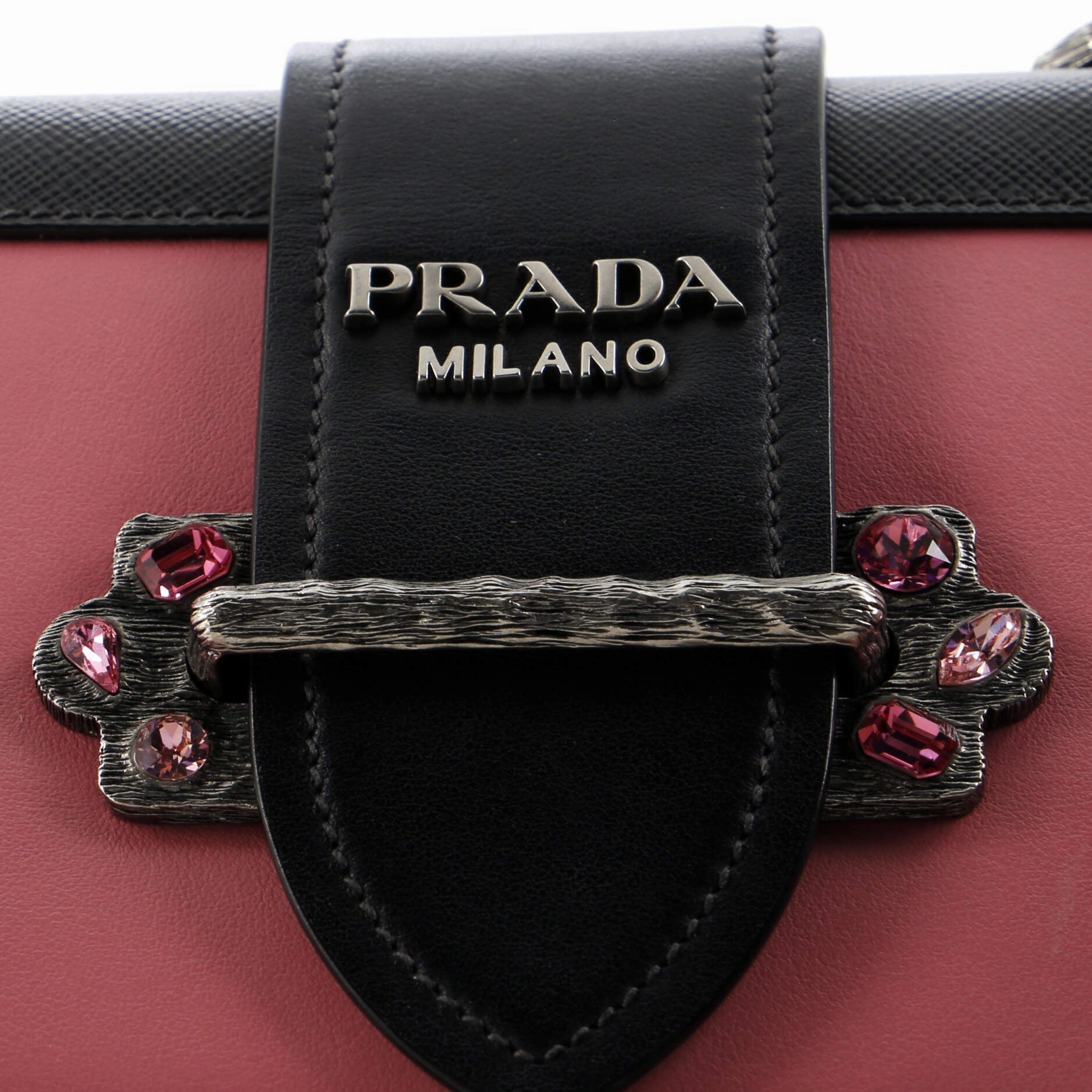 Cahier Chain Crossbody Bag City Calf and Saffiano Small