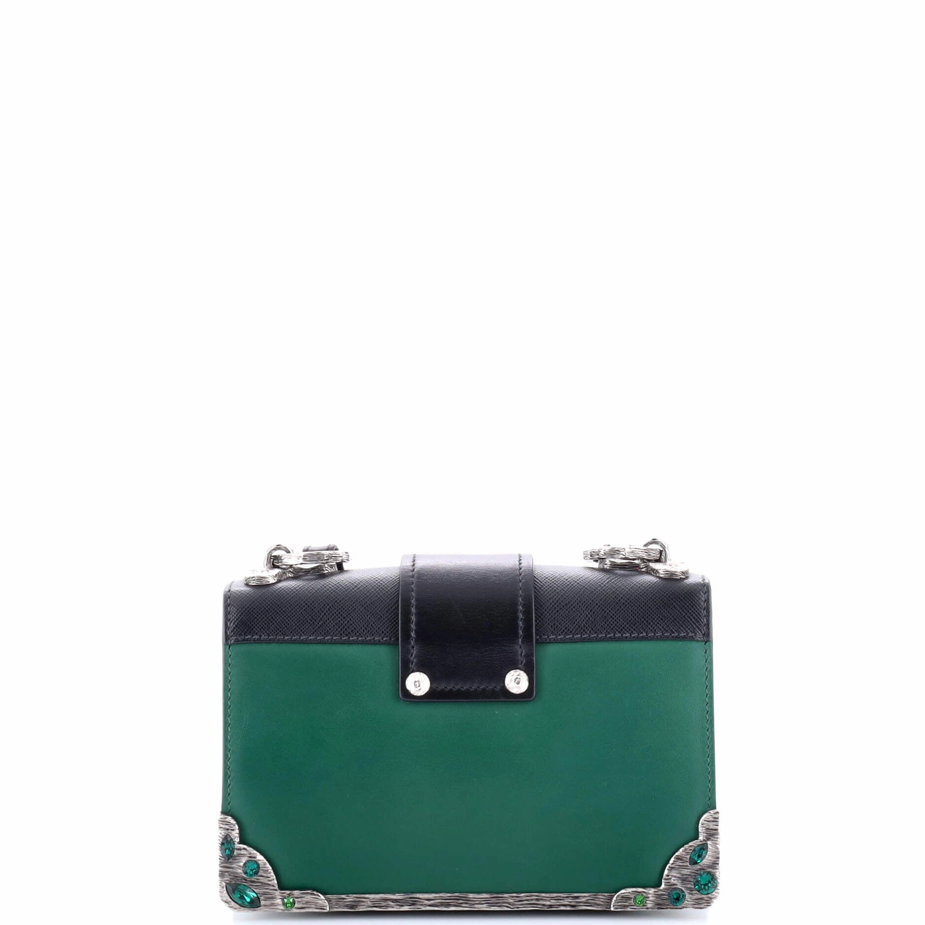Cahier Chain Crossbody Bag City Calf and Saffiano Small