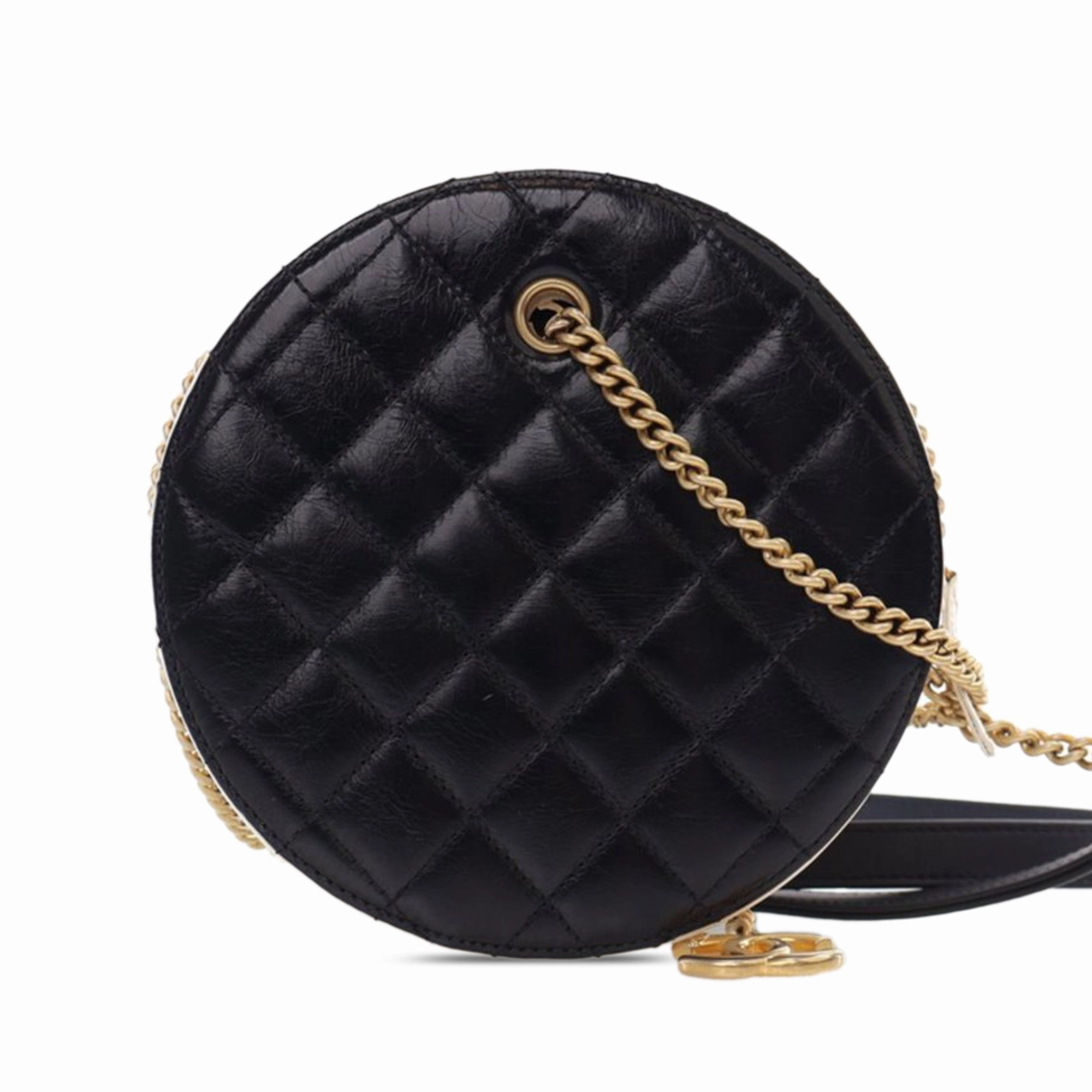 Calfskin En Vogue Round Crossbody