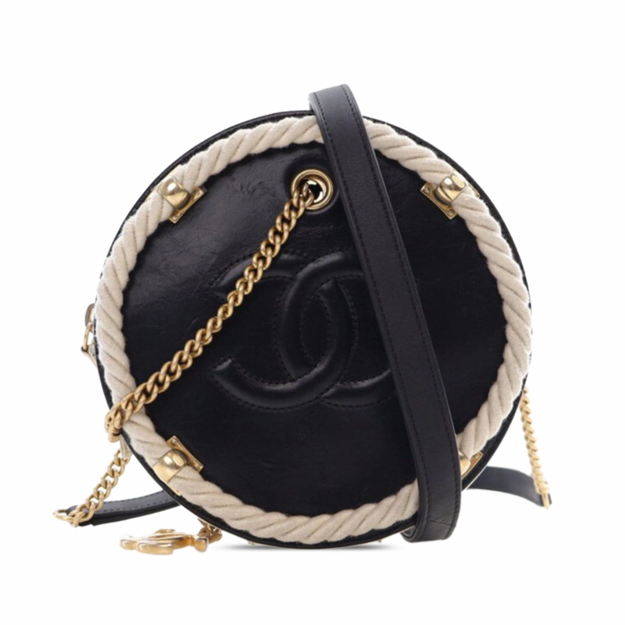 Calfskin En Vogue Round Crossbody