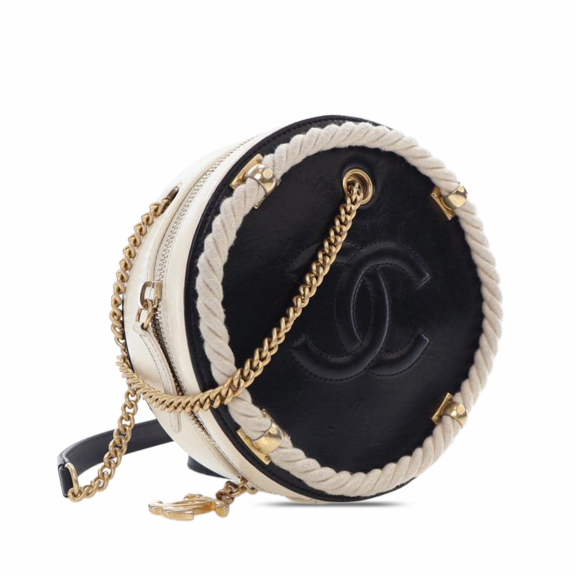 Calfskin En Vogue Round Crossbody
