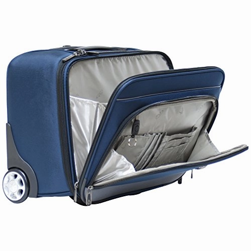 Calpak Suitor Black Rolling Carry On 16-Inch Laptop Overnighter
