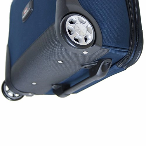 Calpak Suitor Black Rolling Carry On 16-Inch Laptop Overnighter