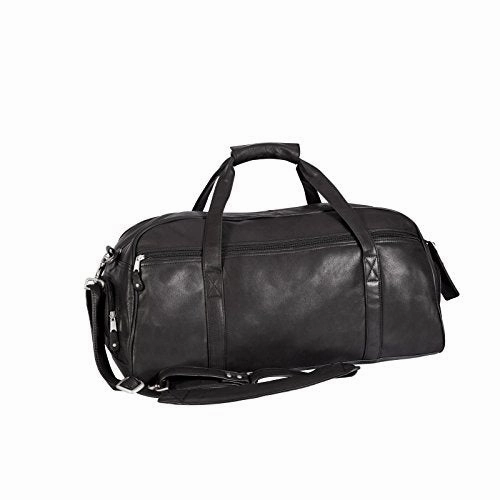 Canyon Outback Marble Canyon 23-Inch Leather Sport Duffel, Black, One Size